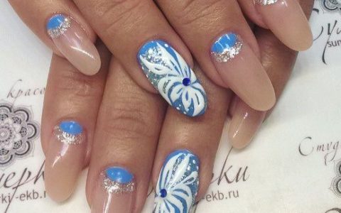 Наращивание с дизайном в отпуск